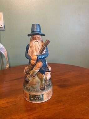 1971 Old Fitzgerald Prime "Rip Van Winkle" Bourbon Porcelain Decanter,